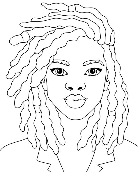 afro coloring pages|afro coloring page printable.